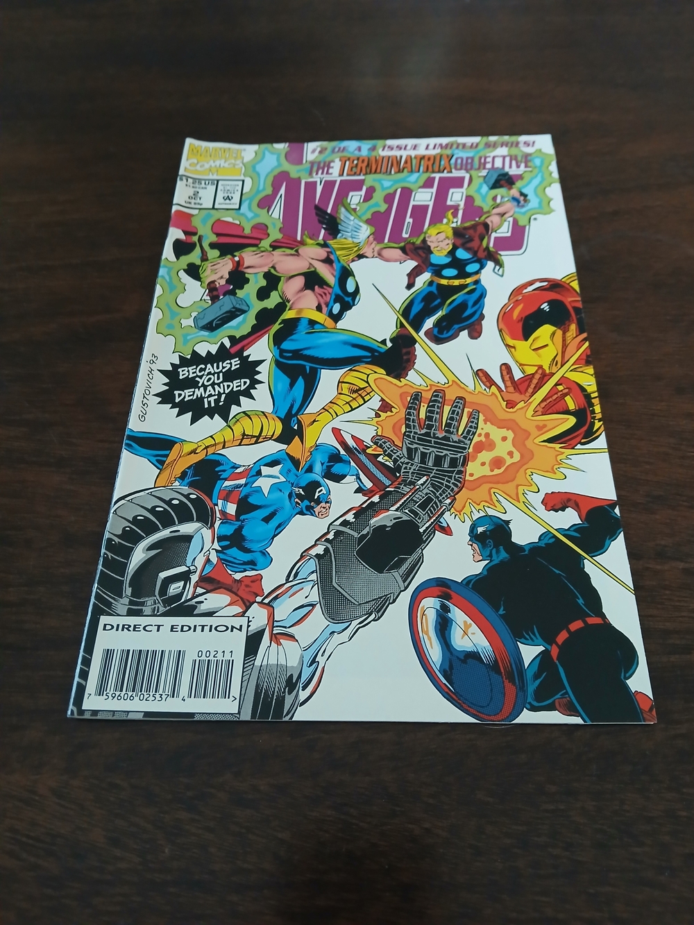 1993 Marvel Comics Avengers The Terminatrix Objective 2 Of 4
